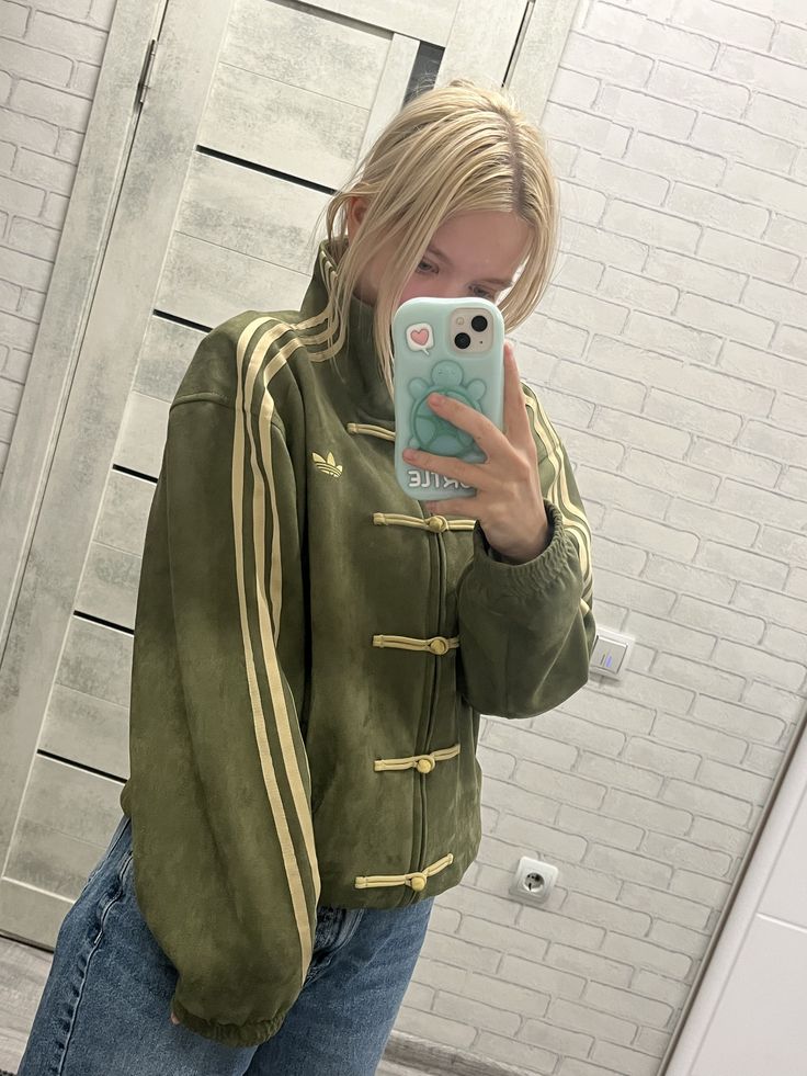 Unisex CNY Suede Jacket Olive Green | Chinese New Year Inspired Toggle Button Jacket | Premium Asian Style Streetwear Jacket for Men & Women