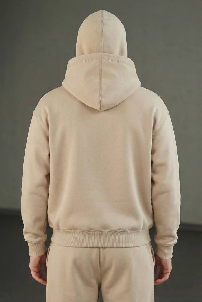 Beige  Ultimate Balaclava Hoodie | Stylish & Functional All Weather Essential