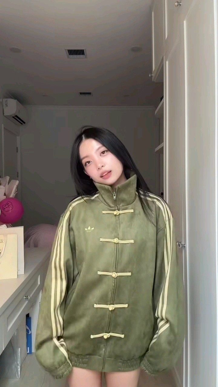 CNY Inspired Suede Track Jacket for Men | Premium Suede Finish | Chinese Knot Button Jacket | Streetwear Winter Jacket