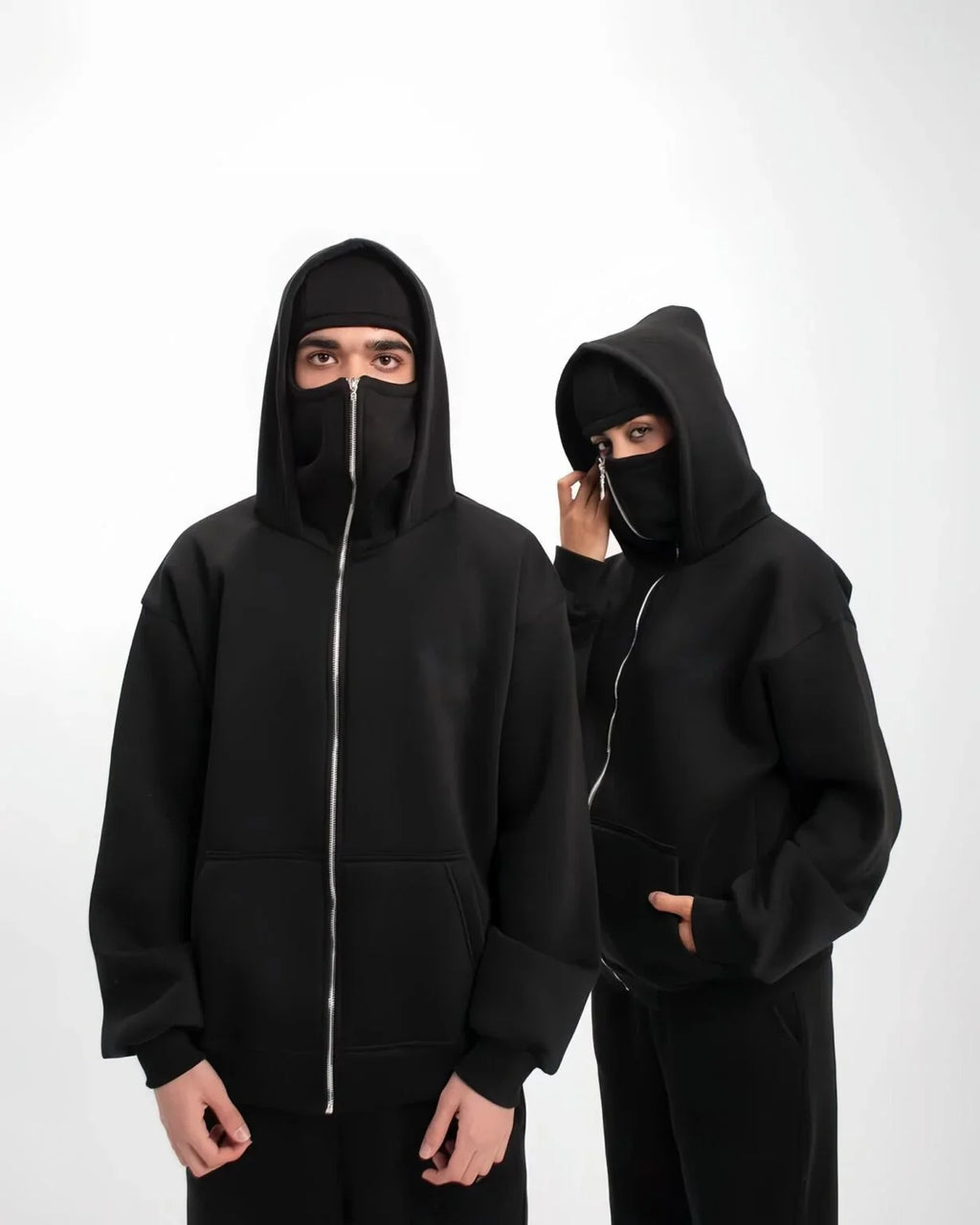 (Pack of 2)| Ultimate Balaclava Hoodie | Stylish & Functional All Weather Essential