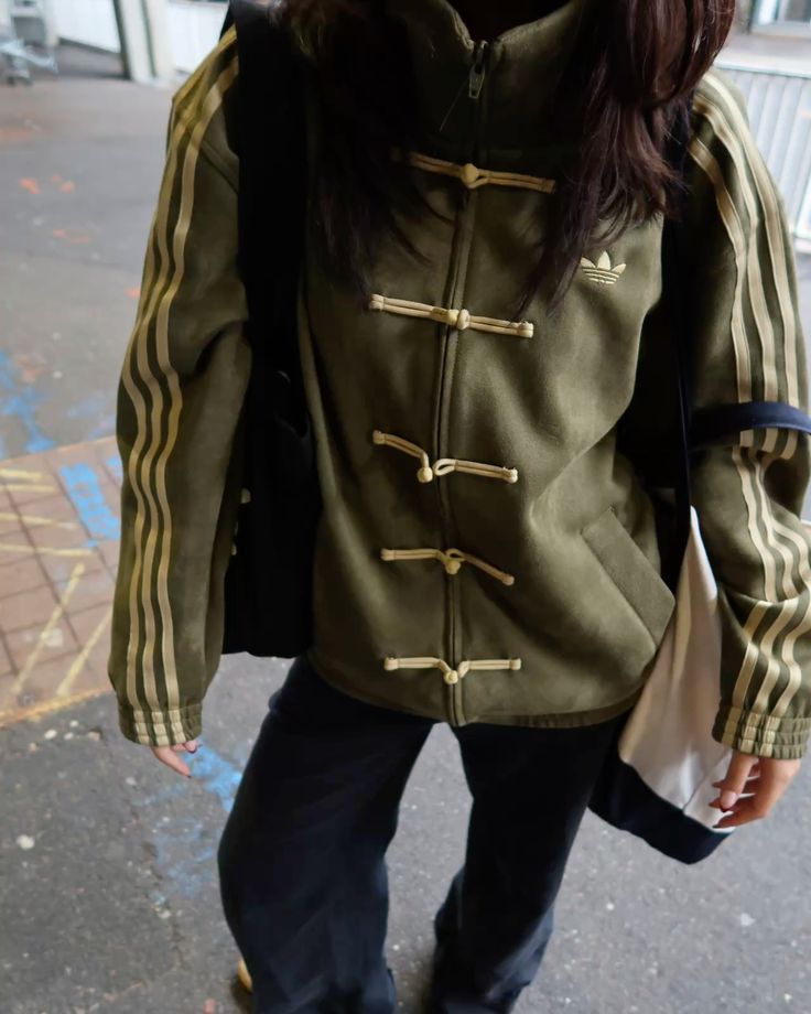 CNY Inspired Suede Track Jacket for Men | Premium Suede Finish | Chinese Knot Button Jacket | Streetwear Winter Jacket