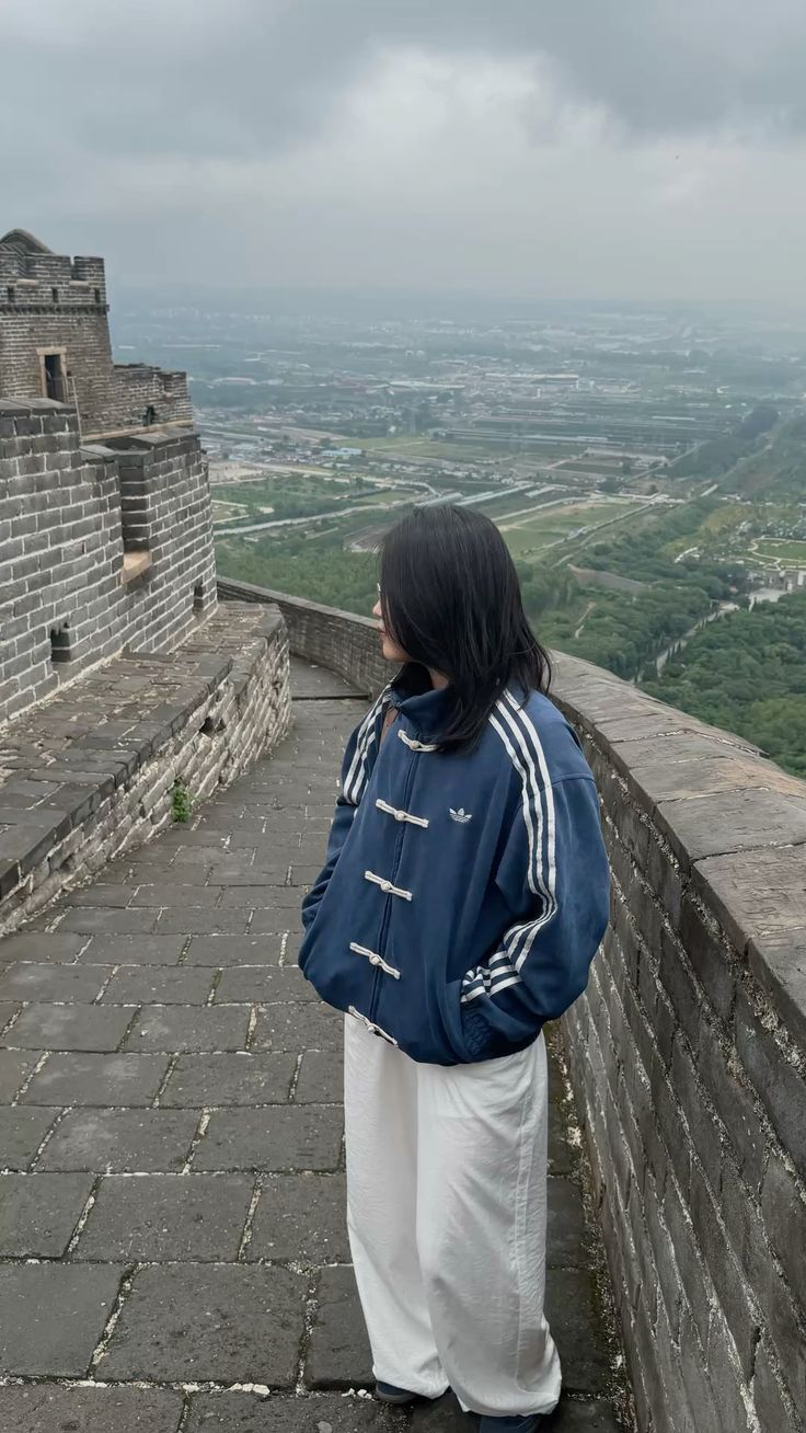 CNY-Inspired Premium Navy Blue Suede Streetwear Jacket