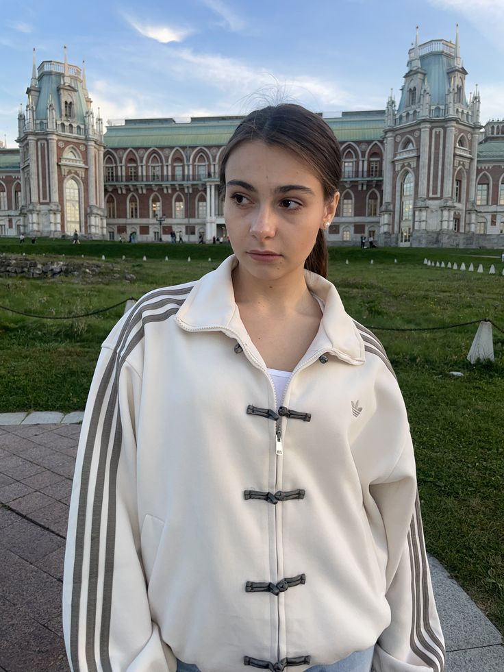 CNY-Inspired Premium White Suede Streetwear Jacket